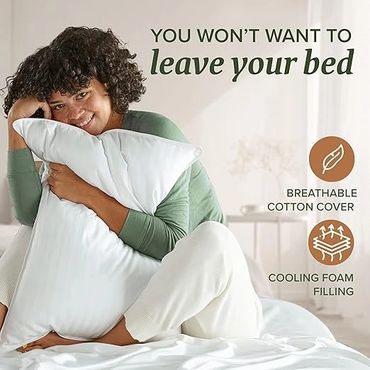 Beckham Hotel Collection Bed Pillows Standard / Queen Size Set of 2 - Down Alternative Bedding