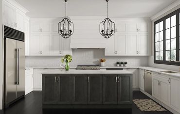 Frameless Dusk Grey Cabinet