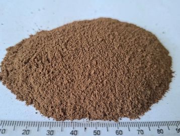 Fine African Potato powder showing smooth, light‑brown texture for immune and wellness products.