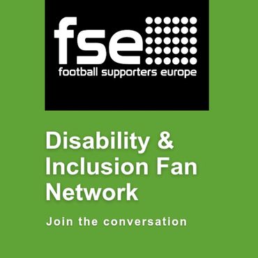 FSE badge. Disability and Inclusion Fan Network. Join The Conversation