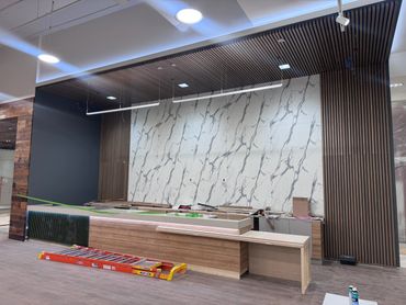 Commercial millwork installation Vancouver BC for detailed cabinetry systems