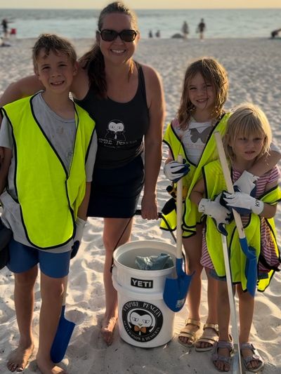 Giving back and cleaning up our beaches!