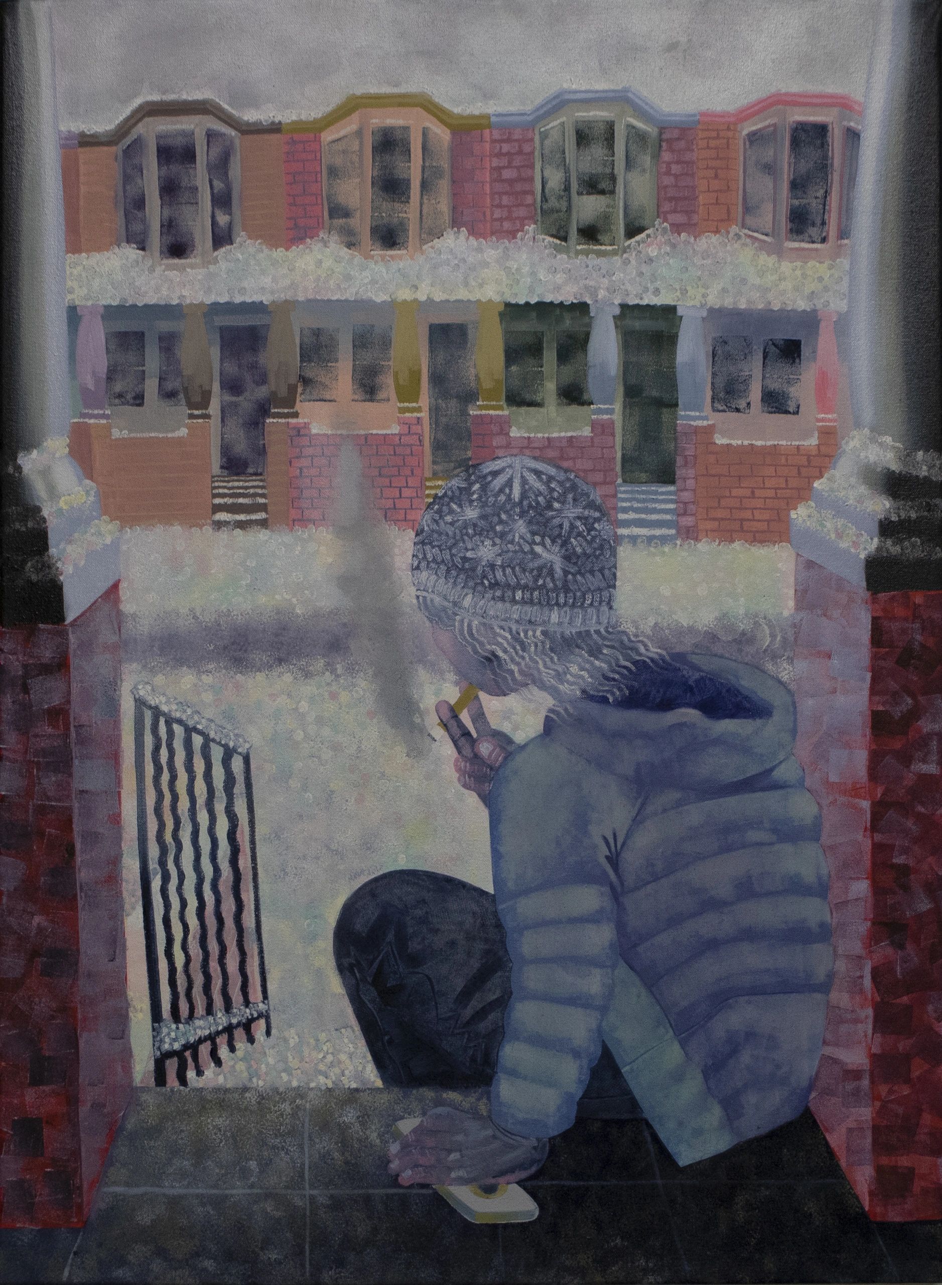 Allen On the Porch
22x30”
Oil on canvas, 2019