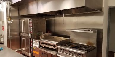 Restaurant Equipment - 6-Burner Range, Griddle, Convection Ovens, Fryers