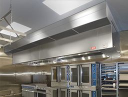 Ventilation hoods
Electrical control panels
Fire suppression systems
Exhaust and Supply fans