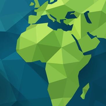 Globe, Europe, Africa