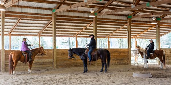 Group Lesson practicing Riding skills