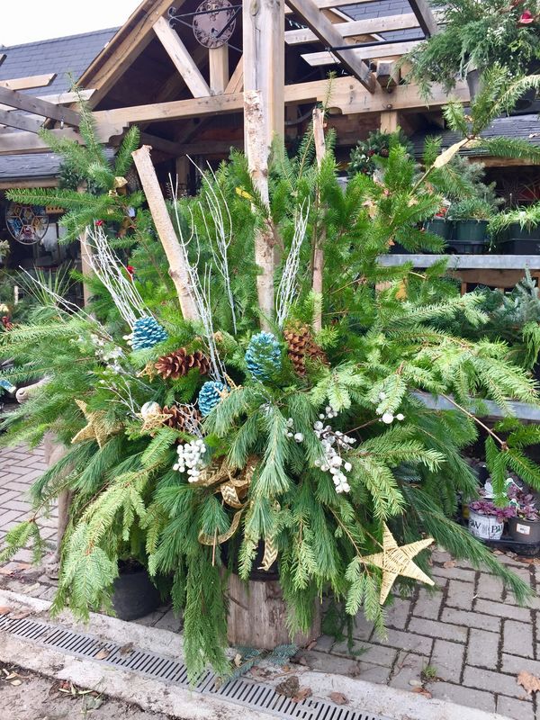 Winter Outdoor Christmas/Holiday Planter