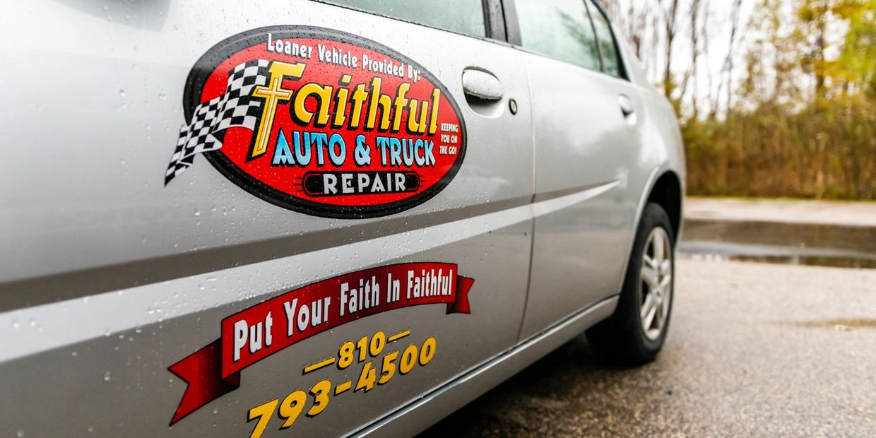 Here at Faithful Auto in Lapeer County we offer FREE loaner vehicles and also free shuttle service