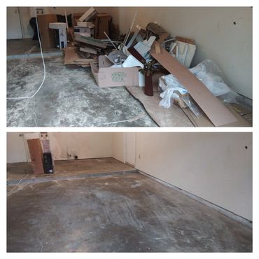 Groveland junk removal job