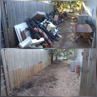 Winter Garden junk removal job