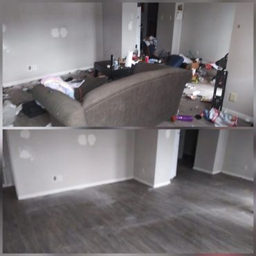 Clermont junk removal job