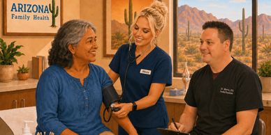 Primary care visit at Arizona Family Health in Surprise, AZ.