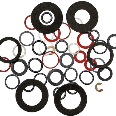 Rubber washers are a flat disk with a hole in the middle that is used as a way to distribute a load,