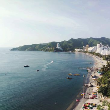 Panoramica del Rodadero Santa Marta
