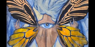 Butterfly Woman
Oil on canvas $500
16x20