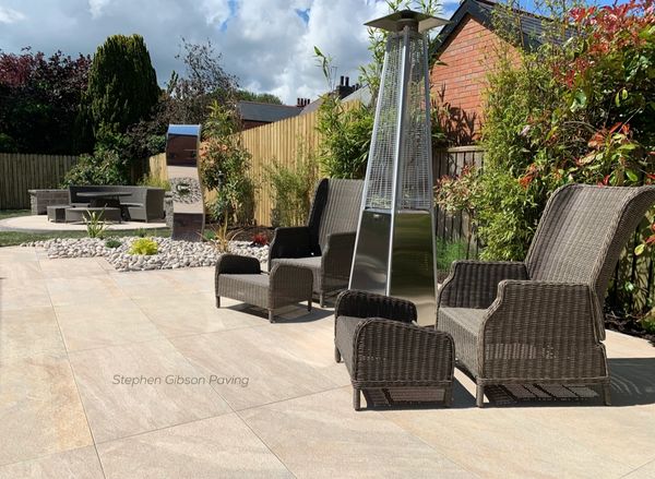 Barge Italian Porcelain Patio Area