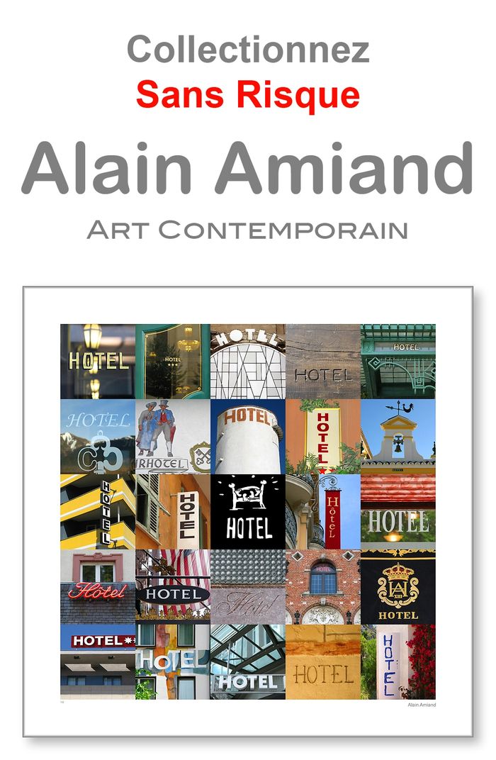 Collect Art With No Risk. Collectionnez Sans Risque. Alain Amiand. Art Contemporain