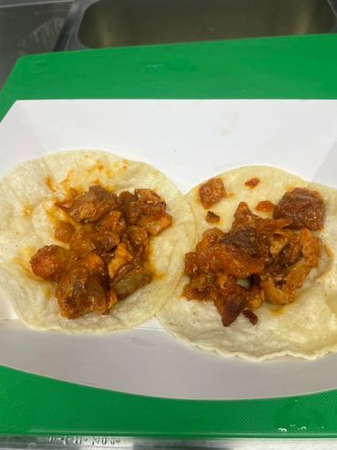 TACOS DE CHICHARRON