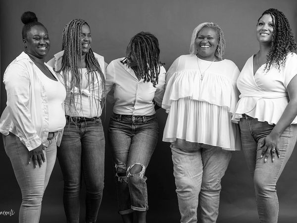 M.O.M.S.: Dante Sims; Saleemah Graham, Lolita Frazier, Tonya Rutherford, and Brandy Olivis.