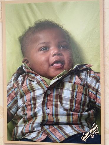Infant Ryan Rowe.
