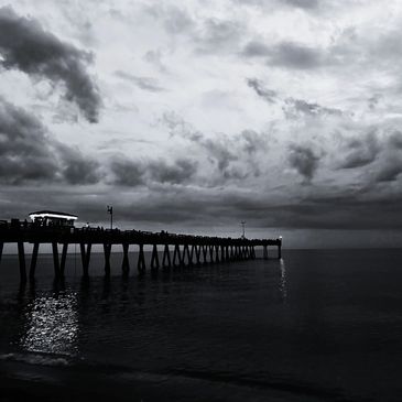 Venice Beach Pier at sunset