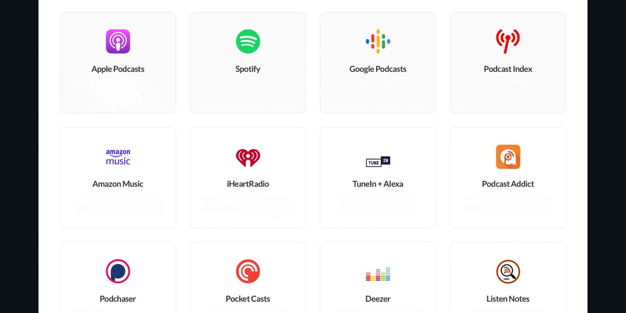 Streaming on Major Podcast Platforms
