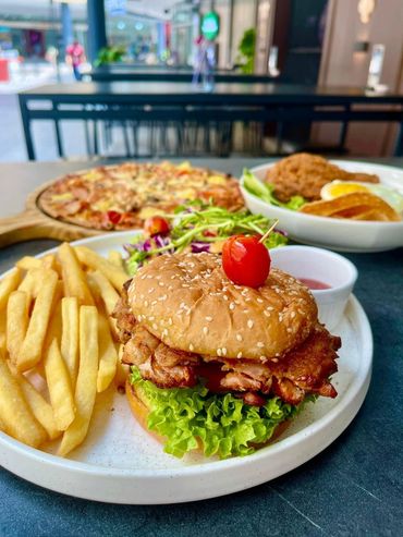 Fried Chicken Burger