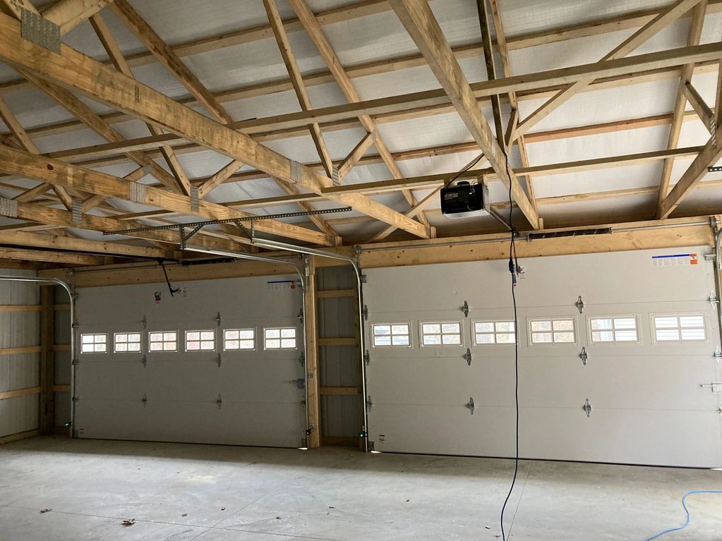 overhead garage door openers. this is your traditional garage door opener. and the most economical..