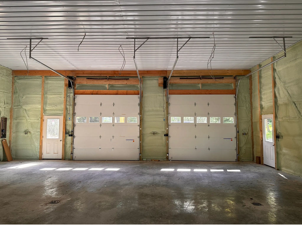 side mount garage door openers. more money but a way better product.