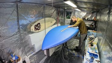 Final touches on ORW Custom SUP
