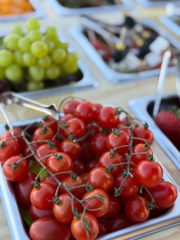 Our mobile charcuterie bar is beautiful, upscale, and unique for every event such as weddings.
