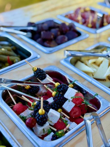 Beautifully crafted food pairings for wedding catering or corporate events in Utah.