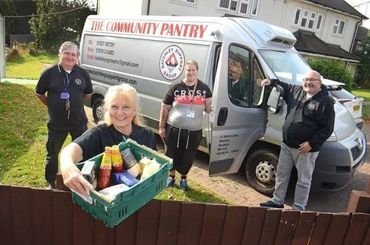 Our new van, kindly funded by The Lottery Community Fund.