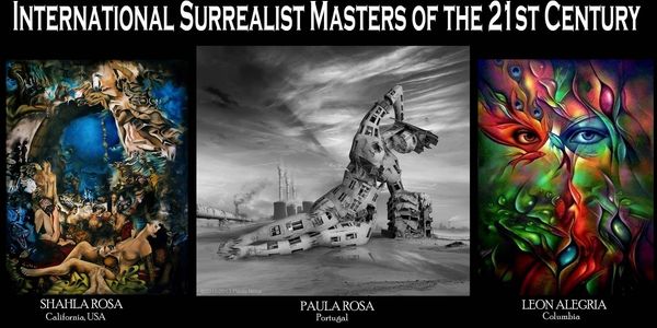 Magicraftsman Gallery Shahla Rosa Paula Rosa Leon Allegria Surrealism Now Spokane WA Exhibitions 