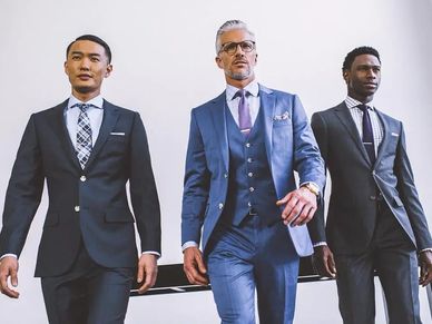 Men's business suits. Bespoke suits. Custom suits for men. Men's suits. Blue suits. Navy suits