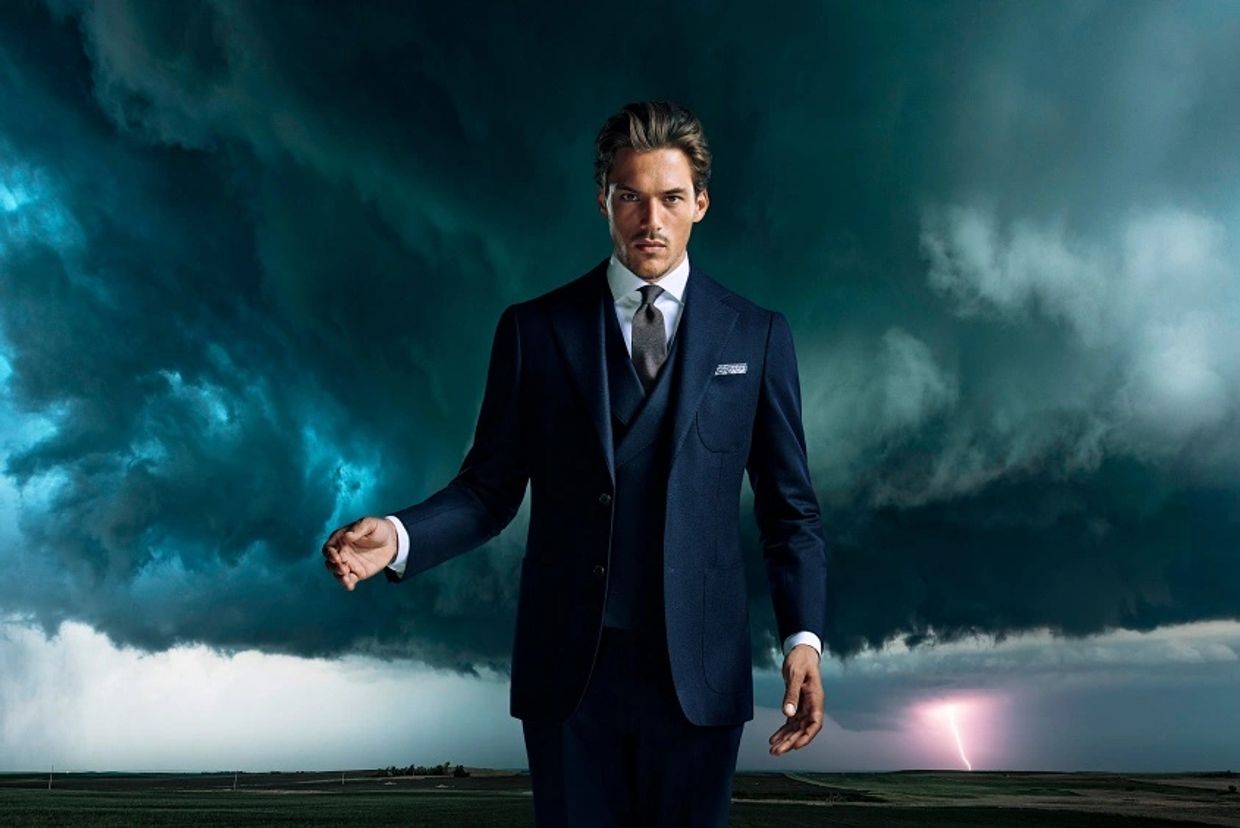 Men's custom made suits with vest custom made dress shirt power tie custom tailoring alterations