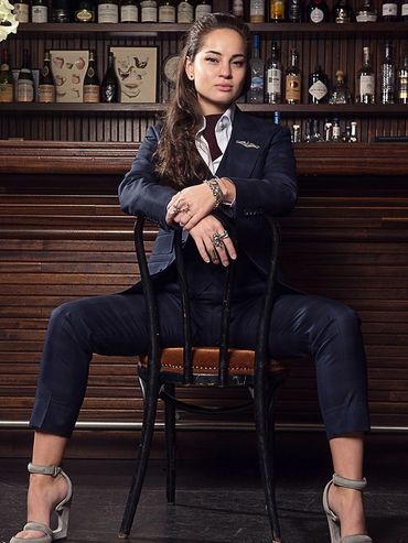 Bespoke suits for woman custom made suits for woman navy blue suit for woman