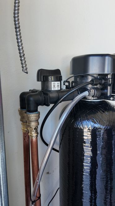 Bypass to allow filtered water and unfiltered water to go inside your home.