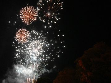 Fireworks at Downend Round Table