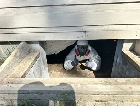 Crawlspace inspection in Redding, CA by The Insulation Ninjas for home efficiency.