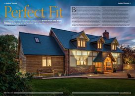 Build It magazine, March 2020, oak-framed cottage, Welsh Oak Frame, self-build, oak build, timber

