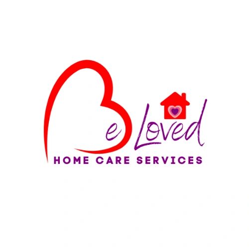 Be Loved Home Care Services logo with heart and house symbol.