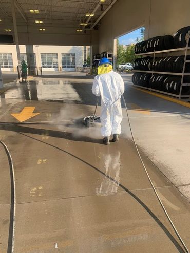 Commercial pressure washing dallas