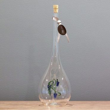 Grape in the Glass Bottle.