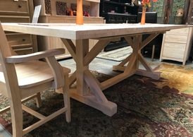Plantation Dining Collection X Frame Table
