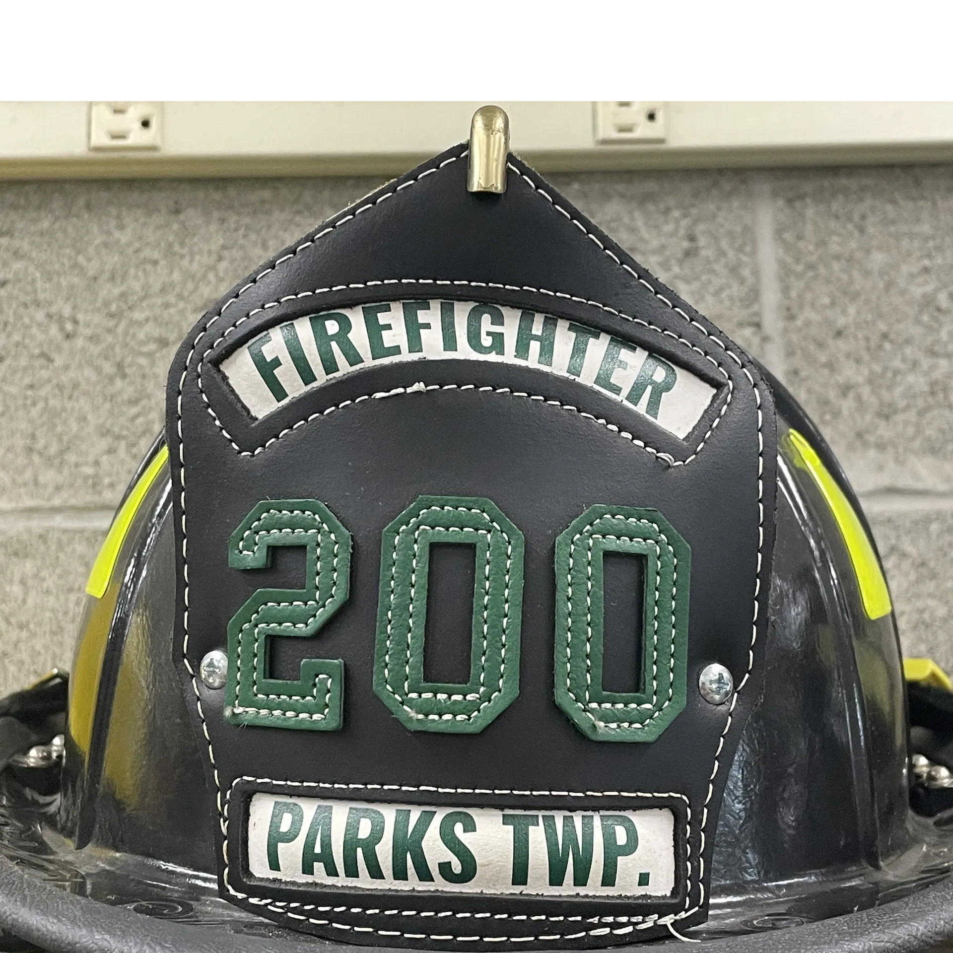 Parks Twp VFD Engine 200 Fireman's Helmet