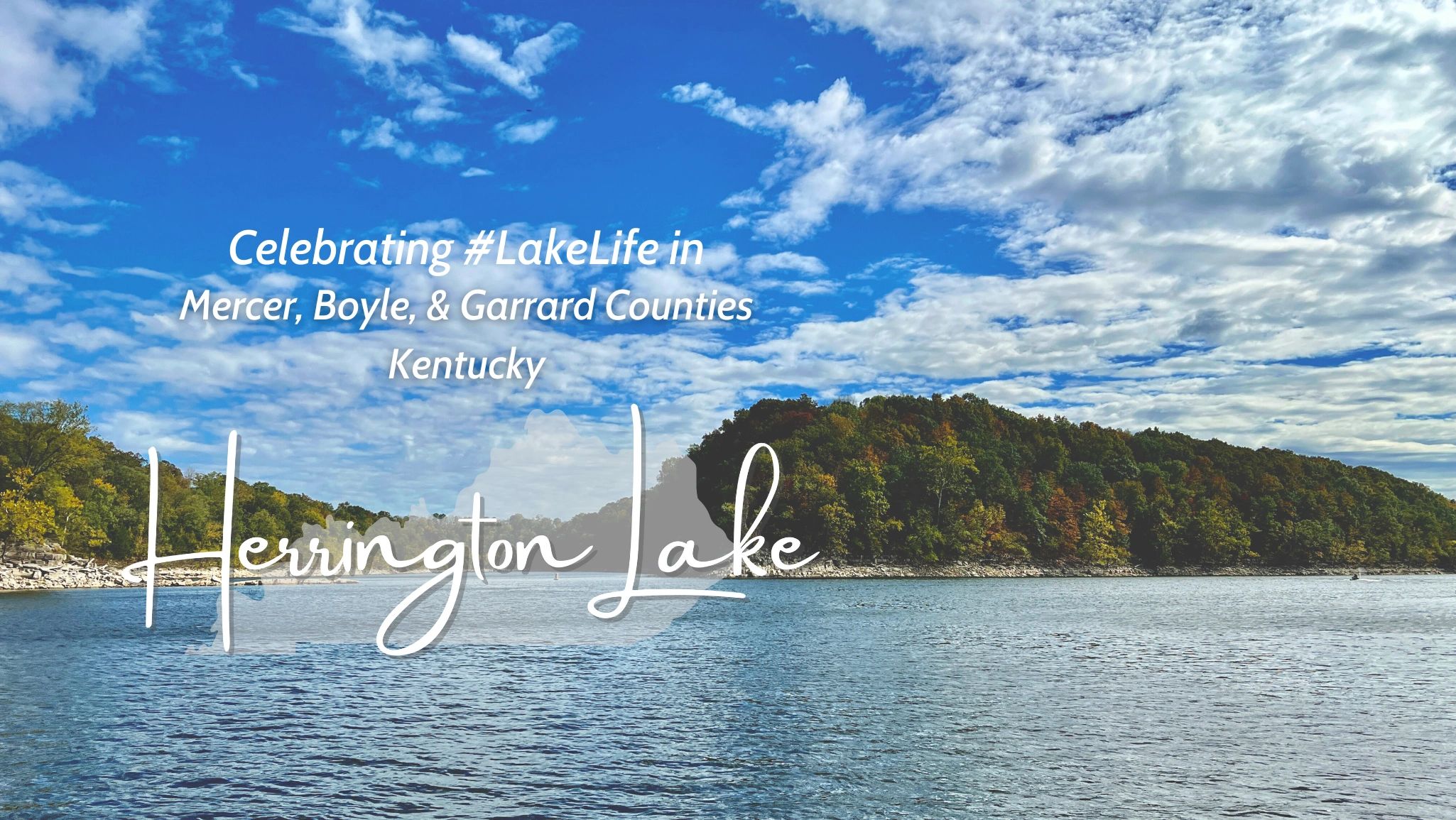 Herringotn Lake Banner Image - a Beautiful Summer Day on Herrington Lake, Kentucky