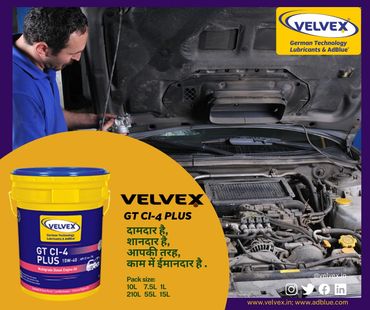 Brochure Designing In India: Professional design for Velvex Adblue showing product features.