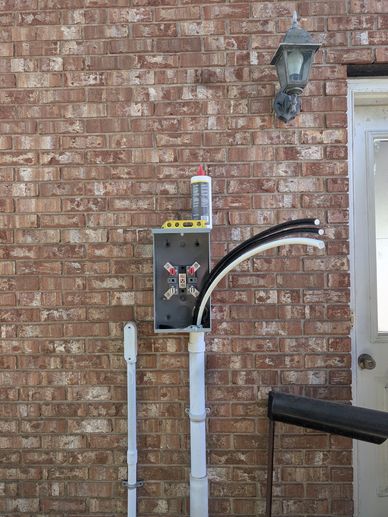 200 amp underground service install, electrical services upgrade